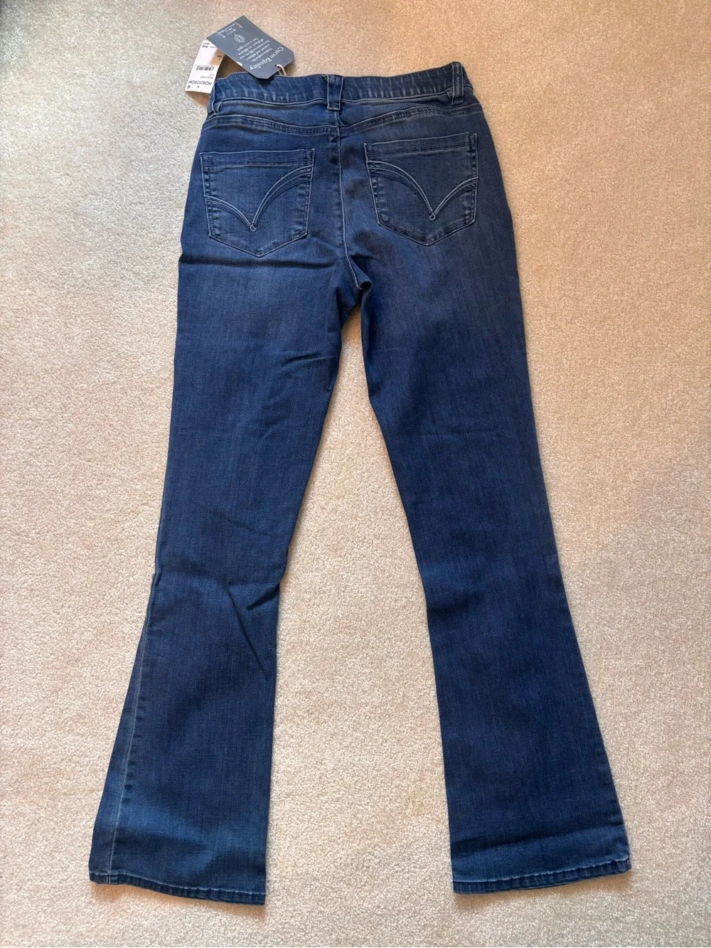 Democracy Dark Blue High-Rise Itty Bitty Boot Jeans